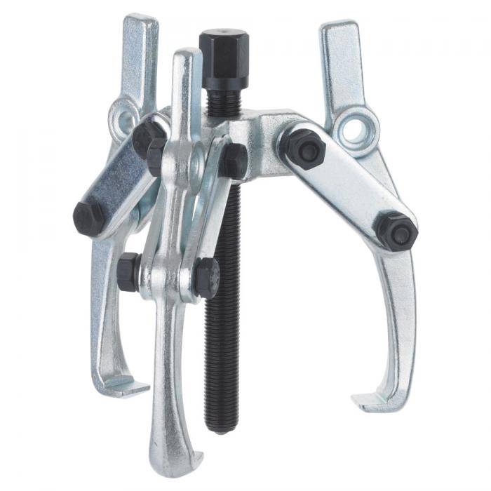 Laschen-Abzieher - 3-armig - Spannweite 20 - 170 mm - Spanntiefe 130 mm - max. Drehmoment 60 Nm - max. Belastung 4 t - Spindel M 14 x 1,5 x 130 mm