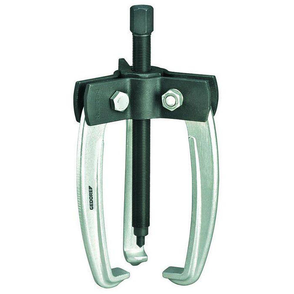 Abzieher - 3-armig - Spannweite -max- Außenabziehen 110 mm - Spindelmaß M 14x1,5 x 163 - SW Betätigungs-6-kant 17 mm - Hakenfußbreite 17 mm - Hake