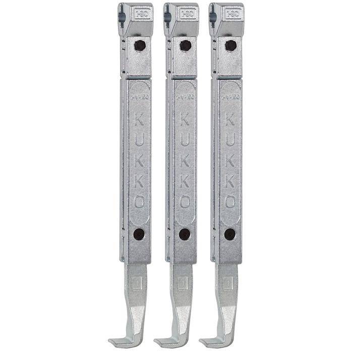 Abzughaken - Model 1-190-S - Satz a 3 Stück - Länge 200 mm - KUKKO