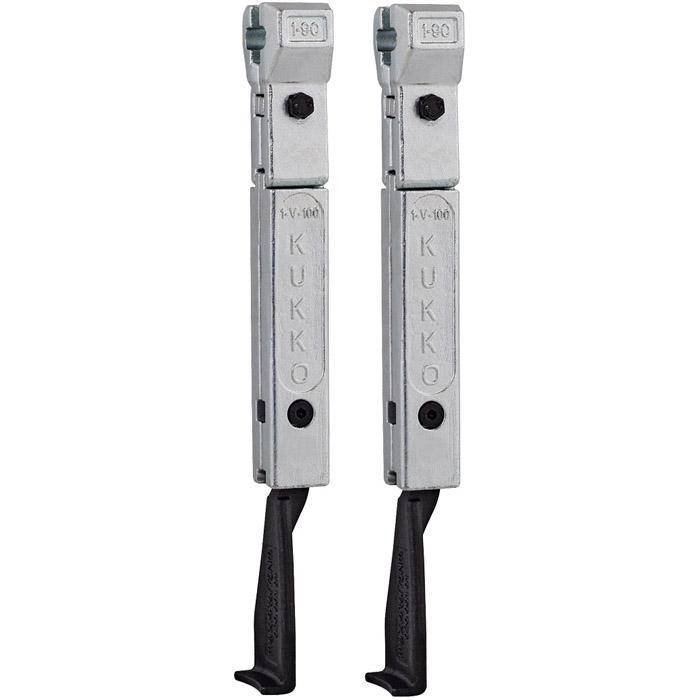 Abzughaken - 1 Paar - schmal - Arbeitslänge 7 mm - KUKKO