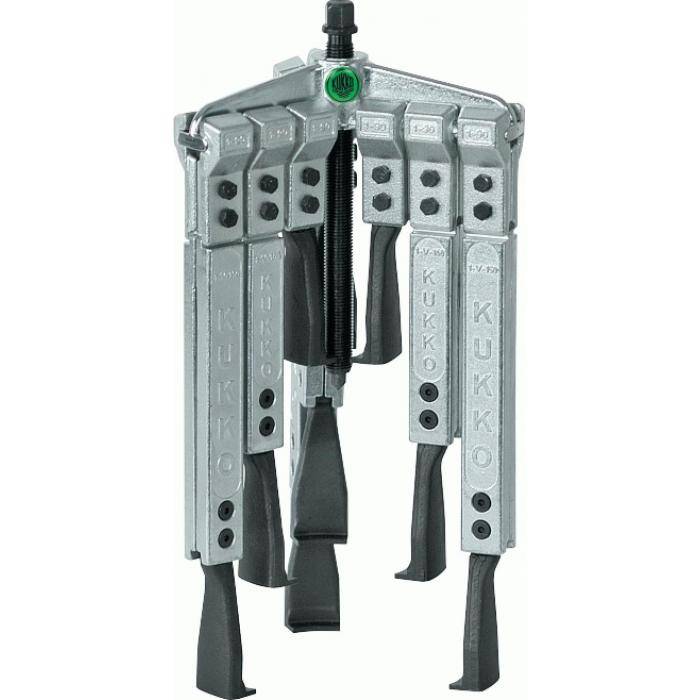 Kombi-Abzieher - 3-armig - Spannweite 120 mm - Spanntiefe 100/200/250 mm - Kukko