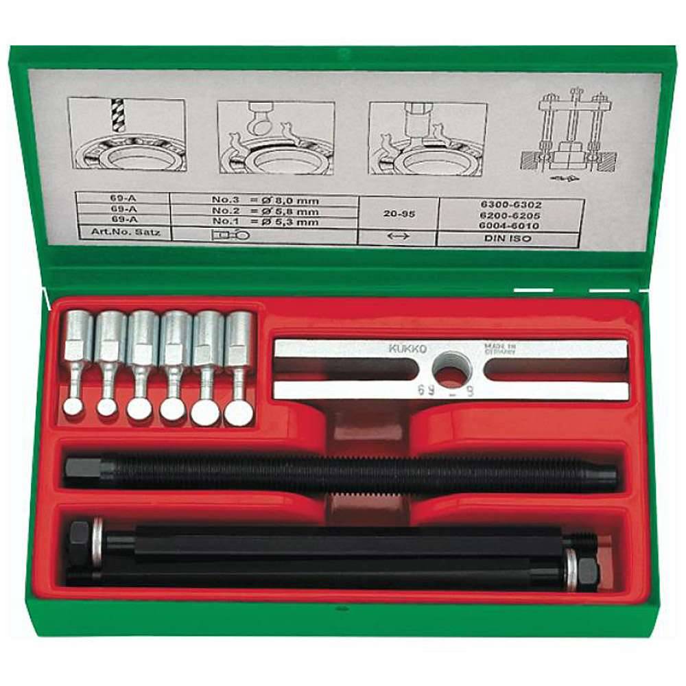 Kugellager-Abzieh-Satz - für mittlere Lager - Modell 69-B - Kukko