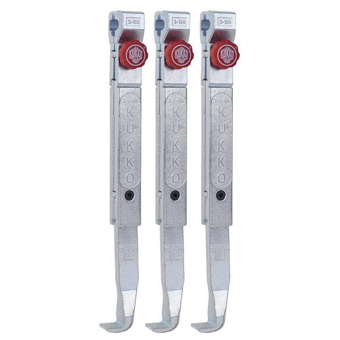 Abzughaken - Model 2-302-S - 1 Satz a 3 Stück - KUKKO