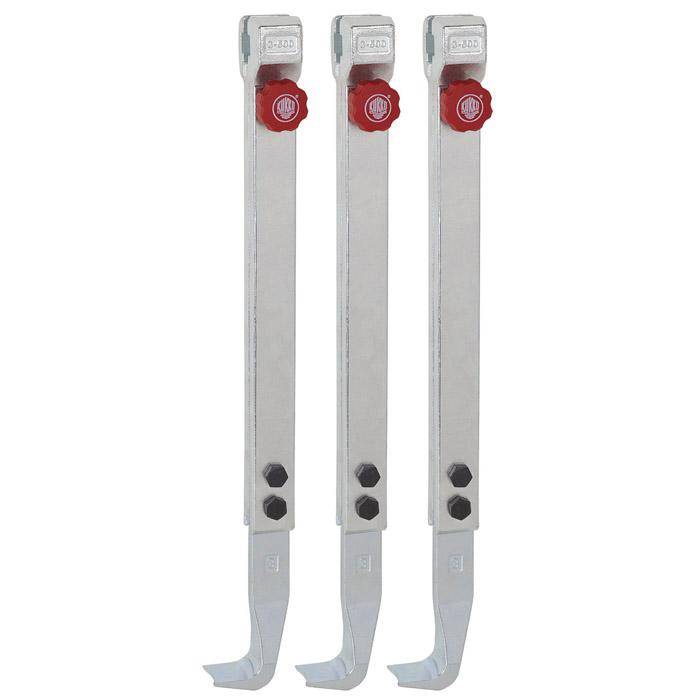 Abzughaken - Model 3-502-S - 3 Stück - schnellverstellbar - KUKKO