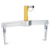 Hydraulischer Abzieher - 2-armig - max. Druckkraft 10 t - Abzugshaken umsteckbar - Lieferumfang Abzieher ohne Hydraulikteile