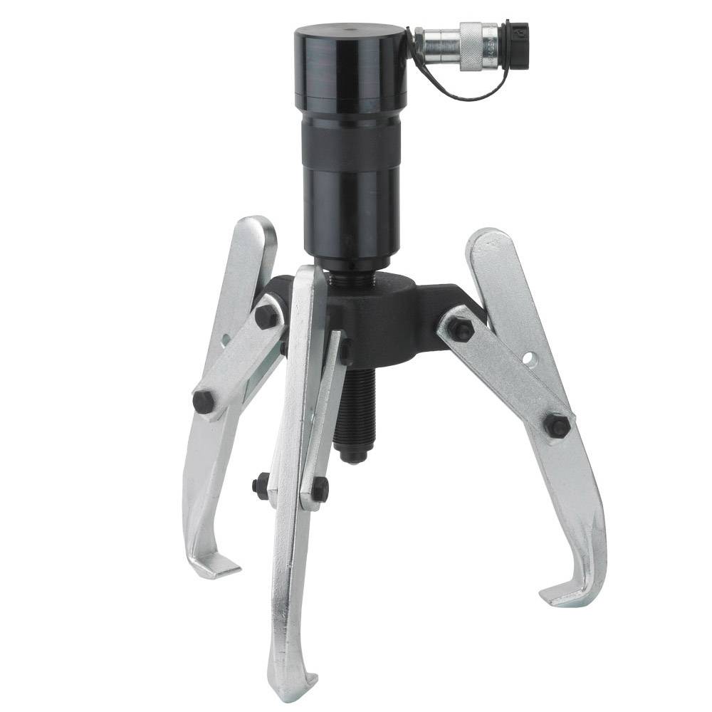 Hydraulischer Abzieher - 3-armig - Kolbenhub 50 mm - mit und ohne Hydraulikteile - Lieferumfang Abzieher mit Einschraubzylinder und Handpumpe