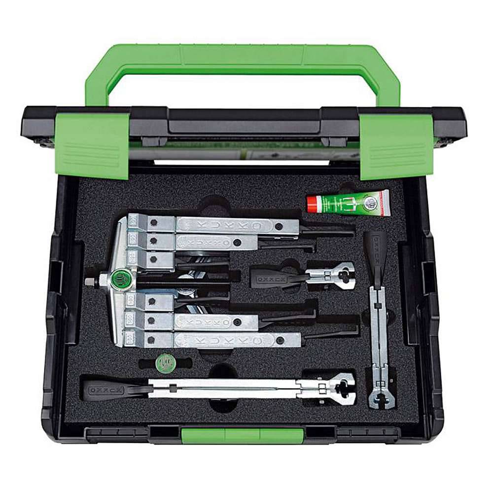 Universal-Abzieher-Satz - Model K-2030-10-S - 2 und 3-armig - mit schmalen Abzughaken - KUKKO