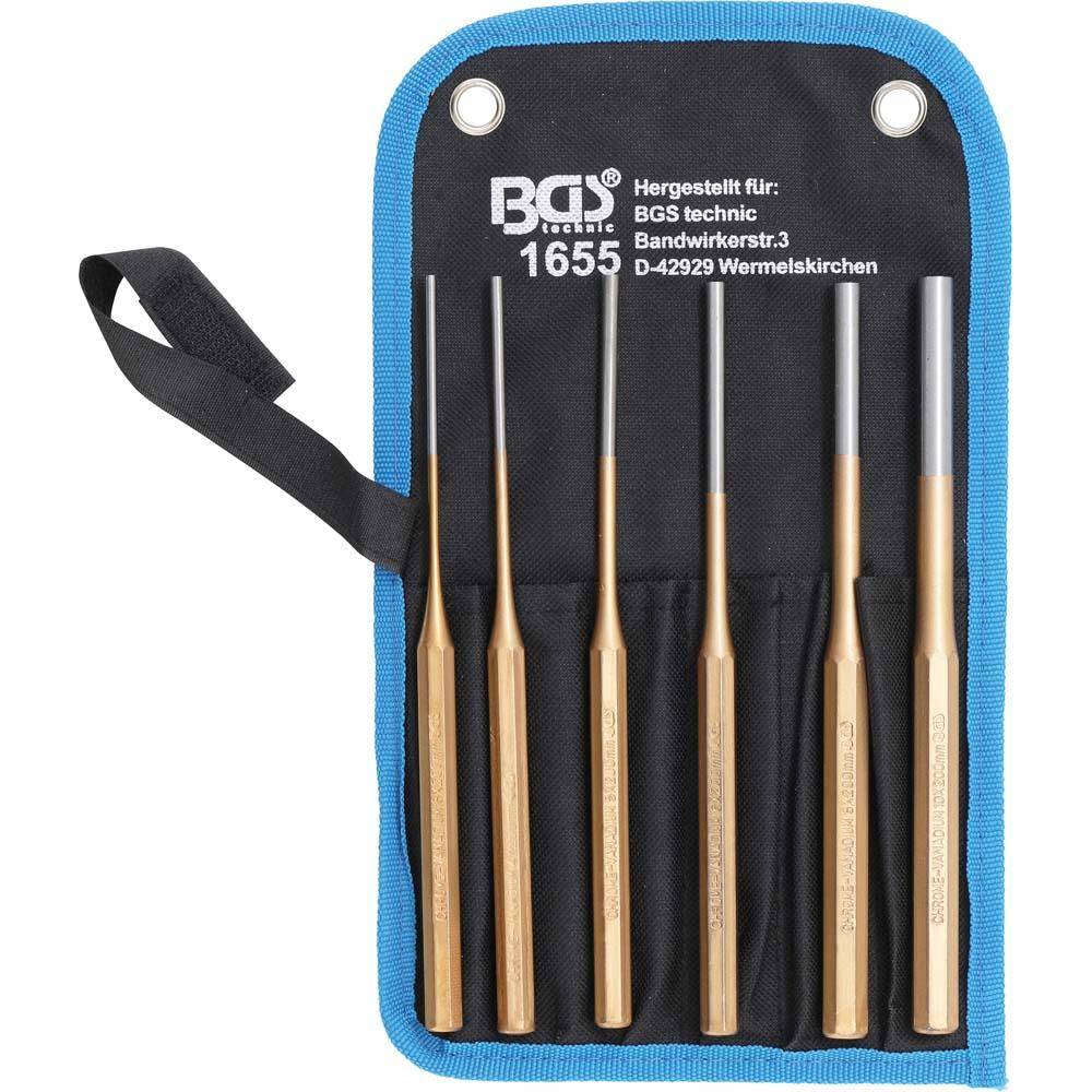 Splintentreiber-Satz - 6-teilig - Ø 3 bis 10 mm - 200 mm Länge