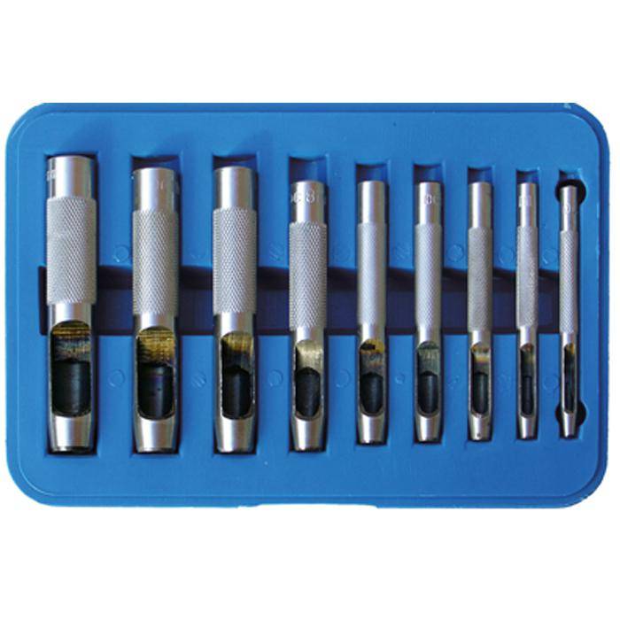 Locheisensatz - 3-12 mm - 9-tlg.