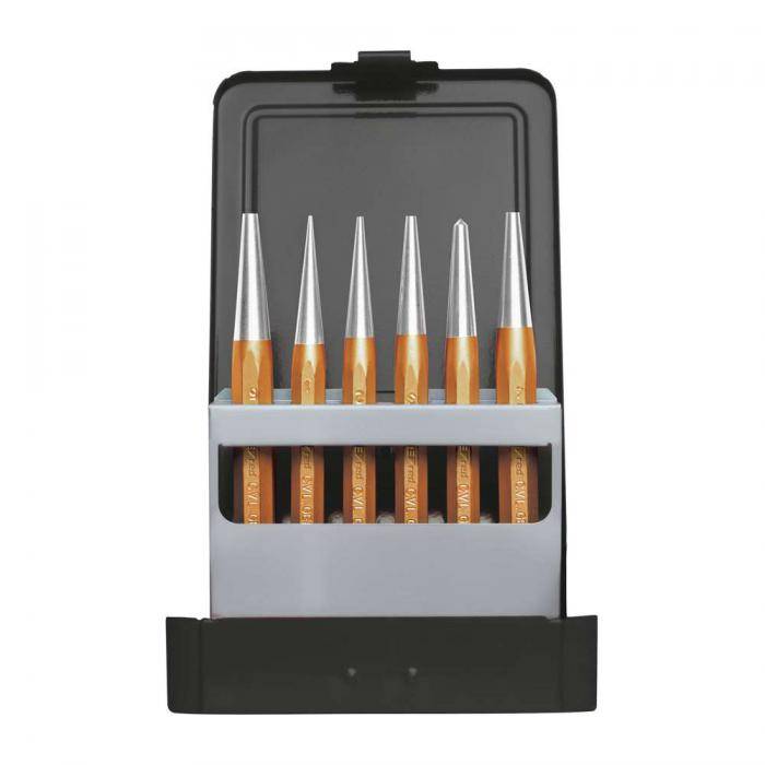 GEDORE red Durchtreiber-Satz - inkl. Körner - 6-teilig