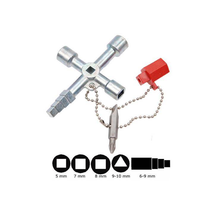 Universal-Schlüssel - "Profi-Key" - Maße 90 x 62 mm - Gewicht 80 g