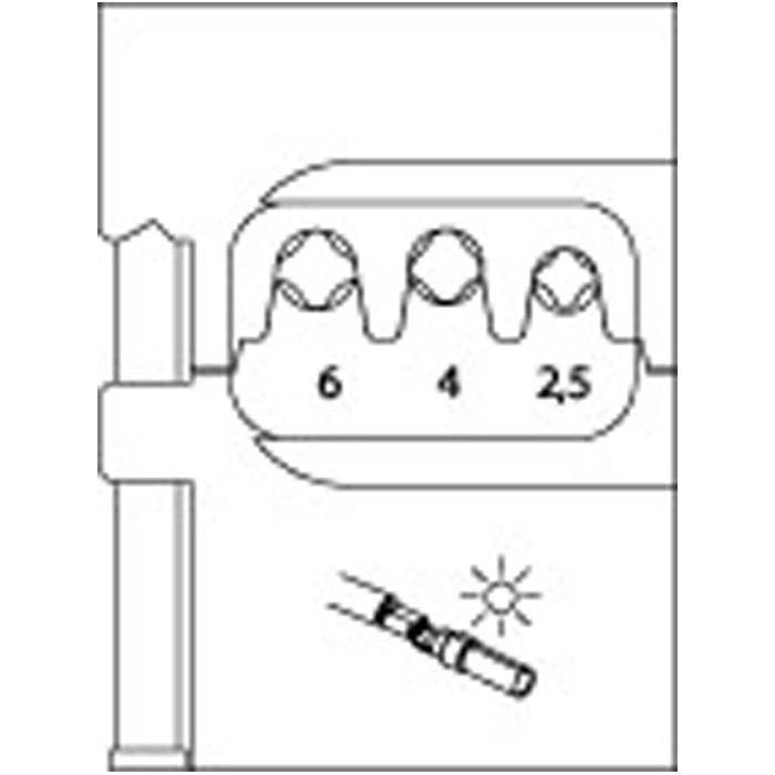 Modul-Einsatz - für Solarlok - Tyco Solarlok® - 2,5 - 4 - 6 mm2