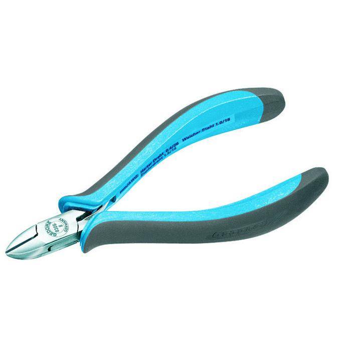 Elektronik-Mini-Seitenschneider - 125 mm - ovaler kopf - mit Fase - ESD