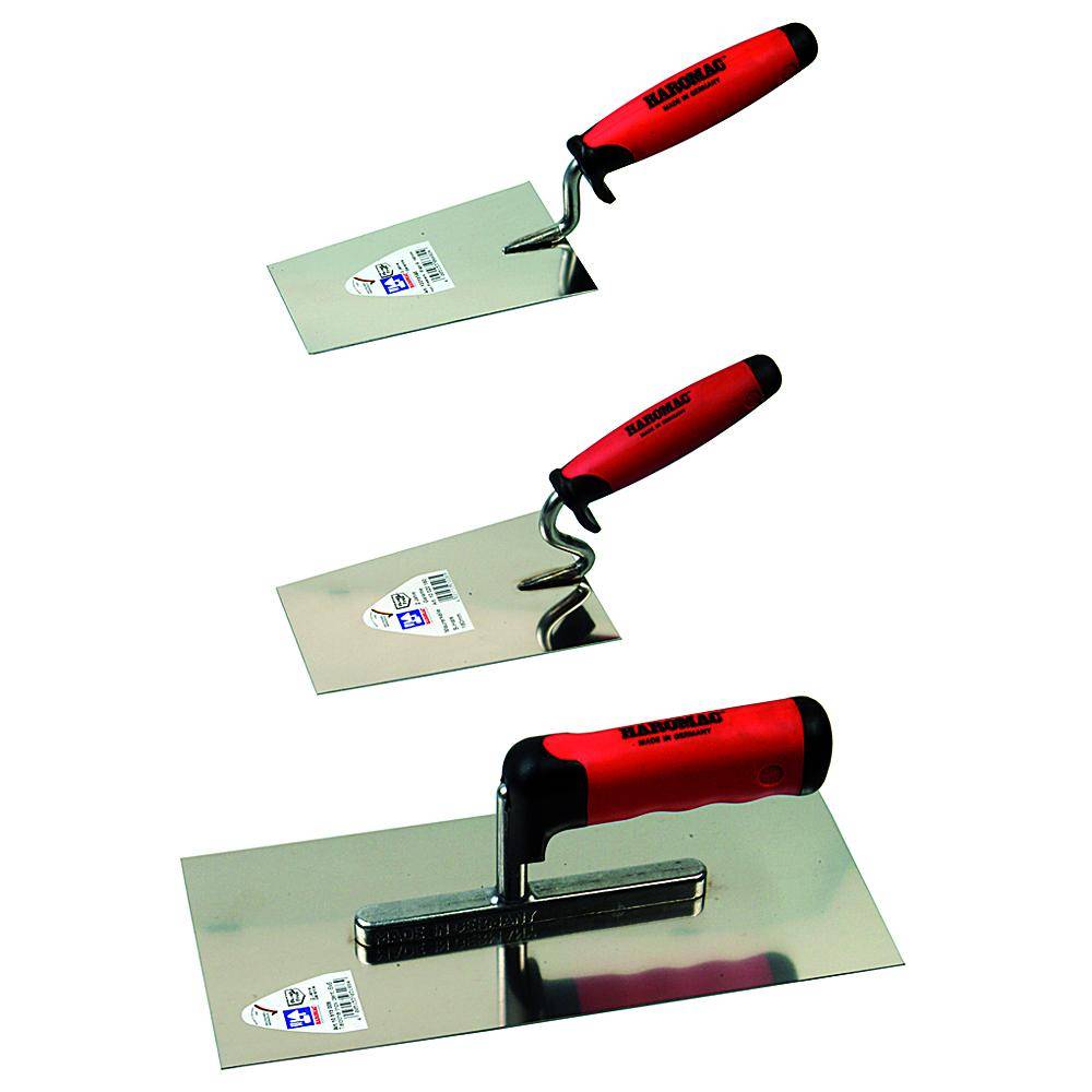 Kellenset dreiteilig "Maurer" - Edelstahl rostfrei - 2K-Ergo-Softgriff