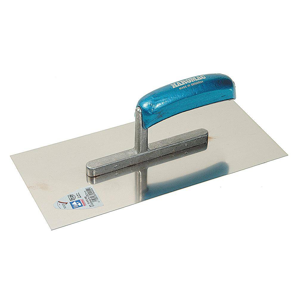 Glättekelle - Edelstahl rostfrei - Blattlänge 400 mm - Blattbreite 130 mm - Hartholzheft
