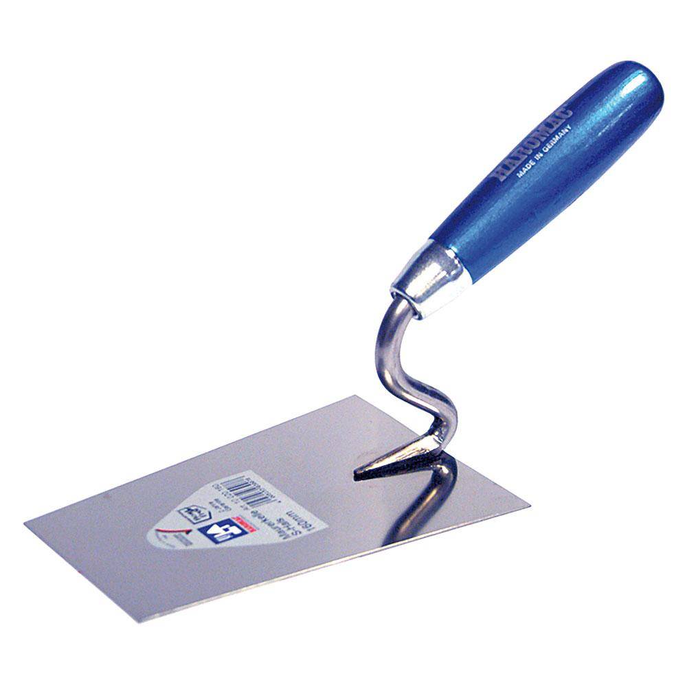 Maurerkelle - S-Hals - Edelstahl rostfrei - Blattlänge 200 mm - Holzheft