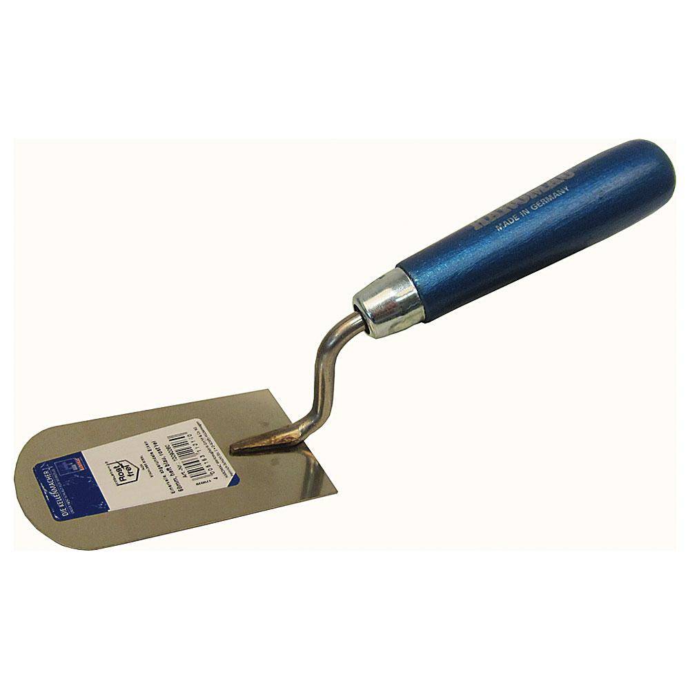 Eimerkelle - S-Hals - Edelstahl rostfrei - Blattlänge 100 mm - Hartholzgriff