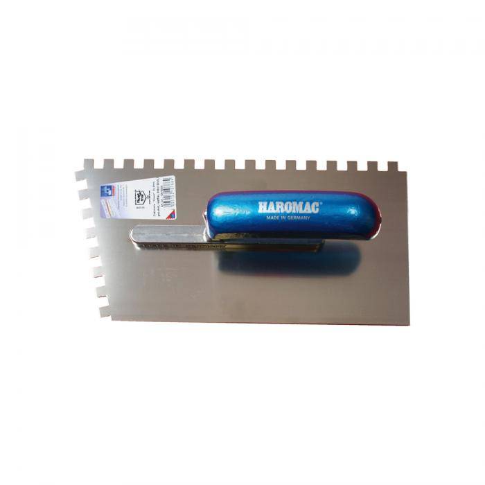 Glättekelle "Clever" - rostfrei - gezahnt - 8x8 mm