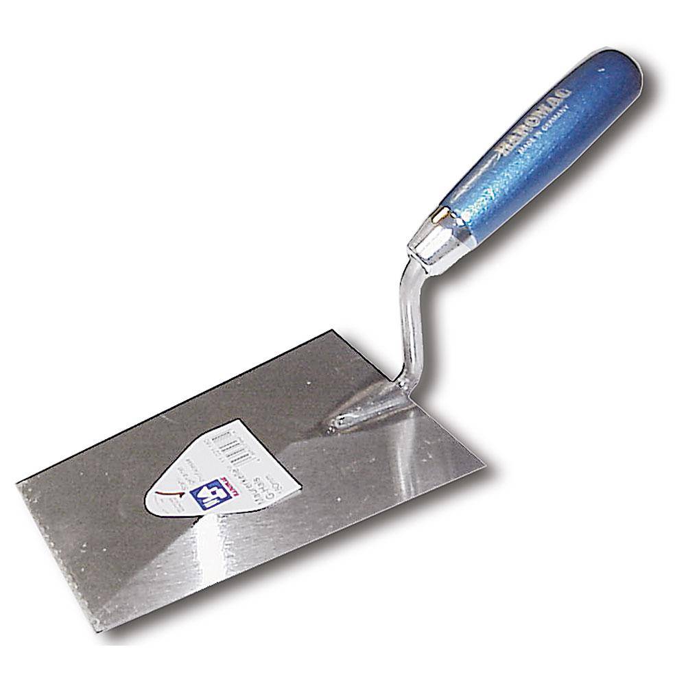 Maurerkelle - geschliffener Stahl - Blattlänge 160 mm - Hartholzheft