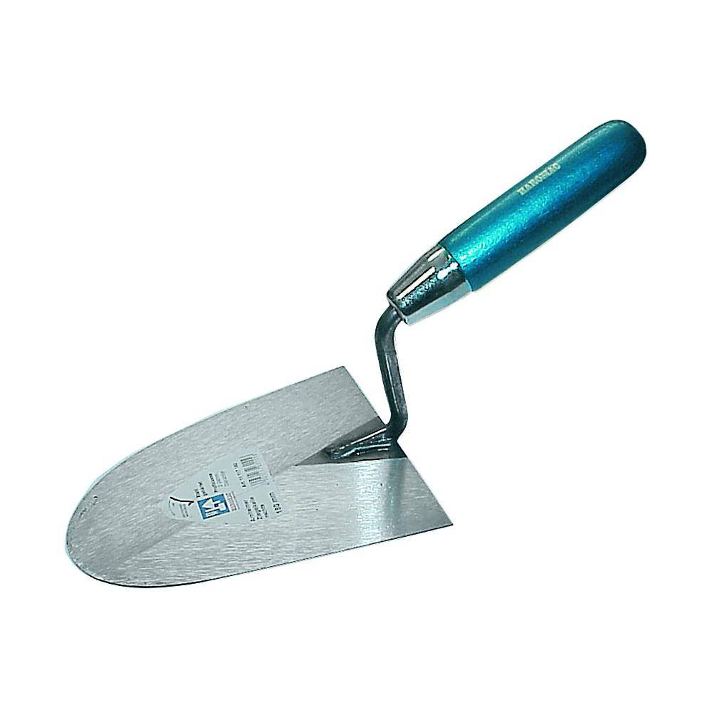 Ziegelkelle Arnheim - Stahl geschliffen - Blattlänge 180 mm - Hartholzgriff