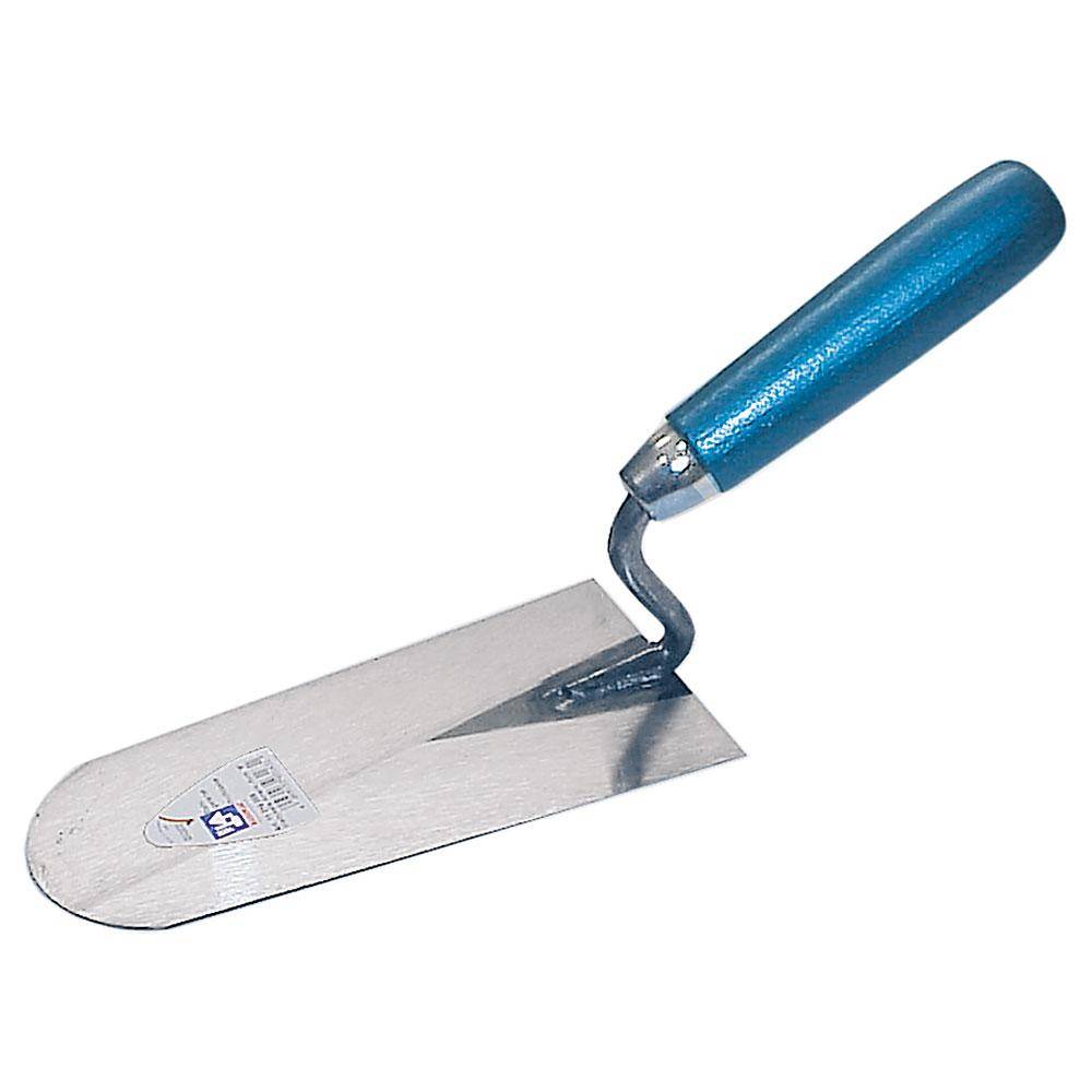 Belgische Putzkelle - Rostfrei - vorne rund - 160 mm