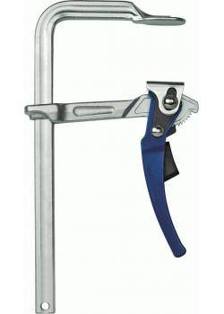 Ganzstahl-Hebelzwinge "FORUM" - galvanisch SW 120 mm x 600 mm - Ausladung 60 mm