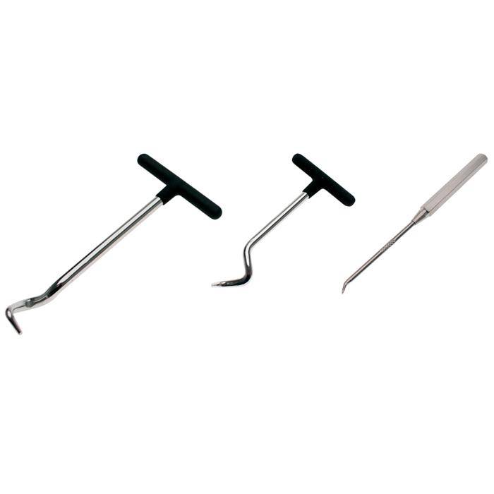 Haken-Satz - für Dichtring-Demontage - S-Form Klinge - gerader Haken