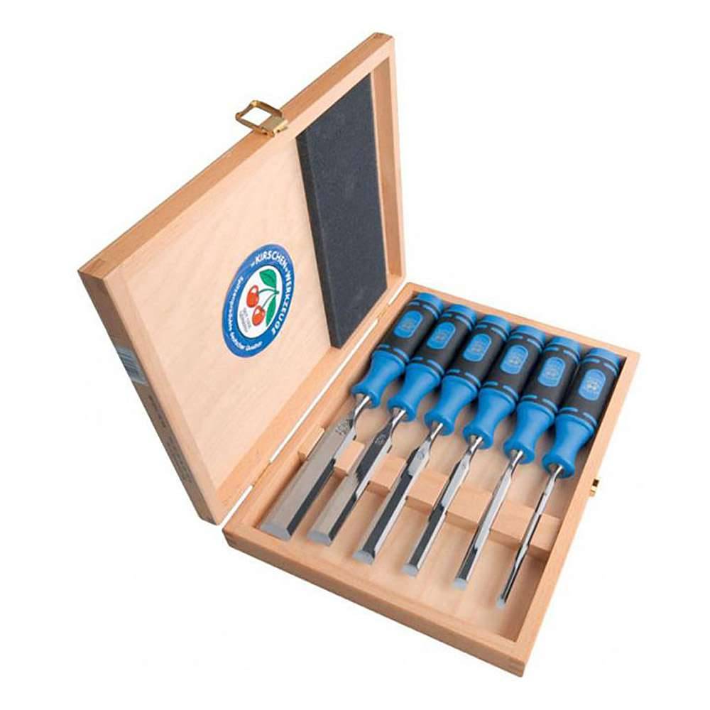 Stechbeitelsatz 6-teilig - Breite 6 bis 26mm - Kirschen