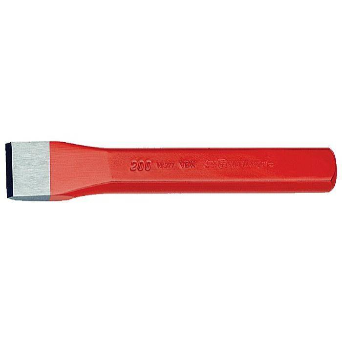 Flachmeißel - CV-Stahl - Schlitzbreite 28 mm - Länge 200 mm - Schaftbreite in mm 23