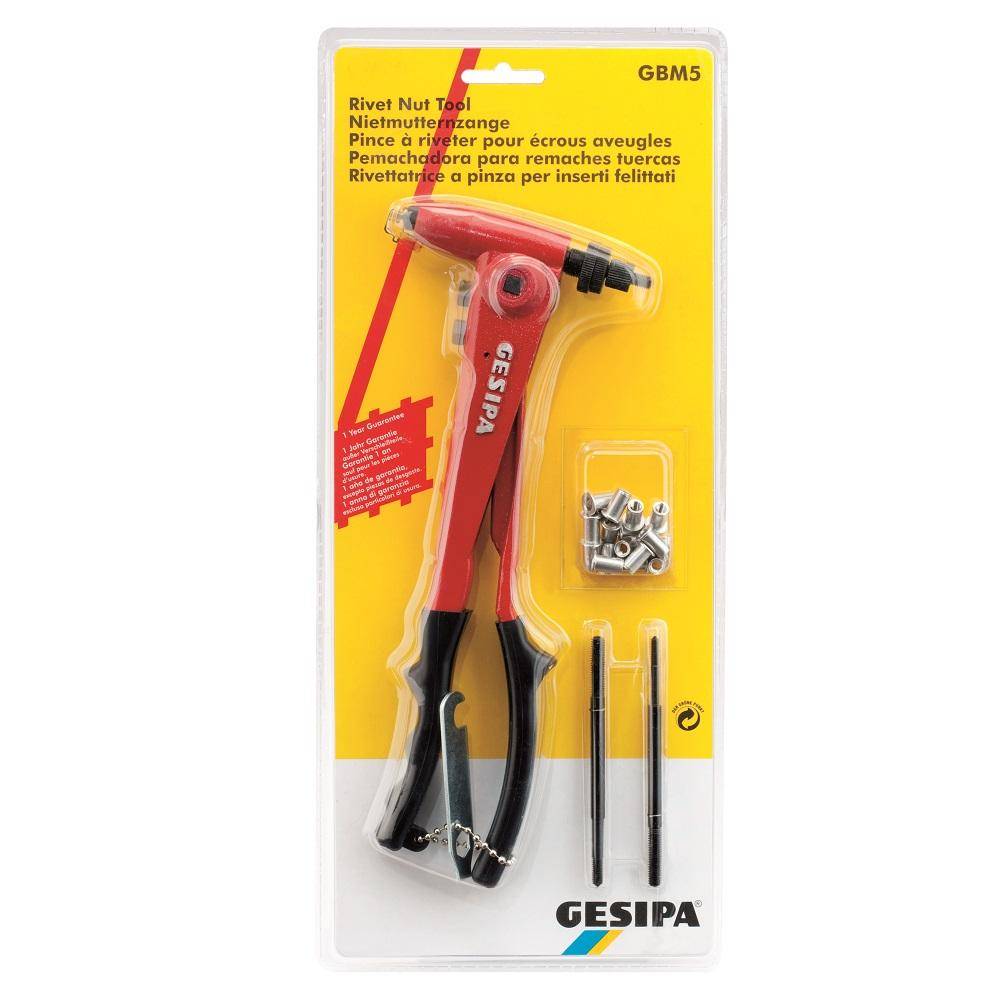 Blindnietmutter-Handgerät GBM 5 - mit Hubeinstellung - wechseln ohne Werkzeug