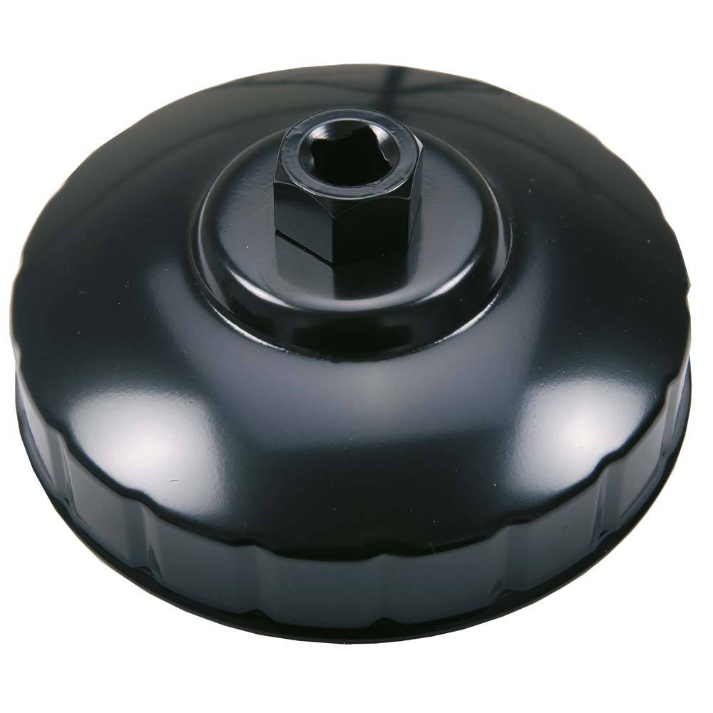 Ölfilterkappe - schwarz lackiert - sieben verschiedene Größen