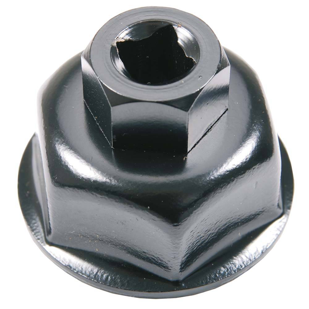 Ölfilterkappe - schwarz lackiert - 36 mm x 6-kant