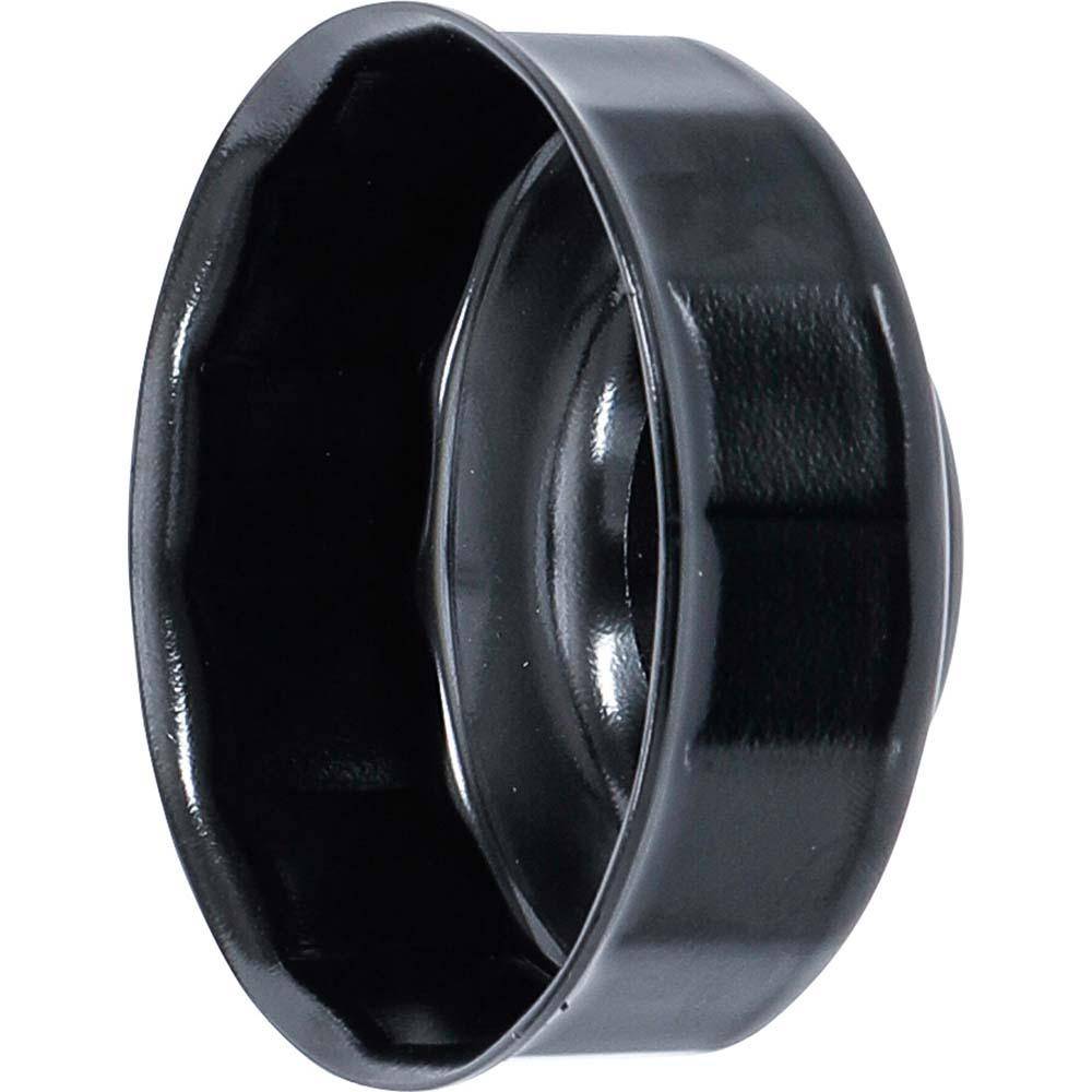 Ölfilterkappe aus Stahlblech - schwarz 65 mm x 14 -kant