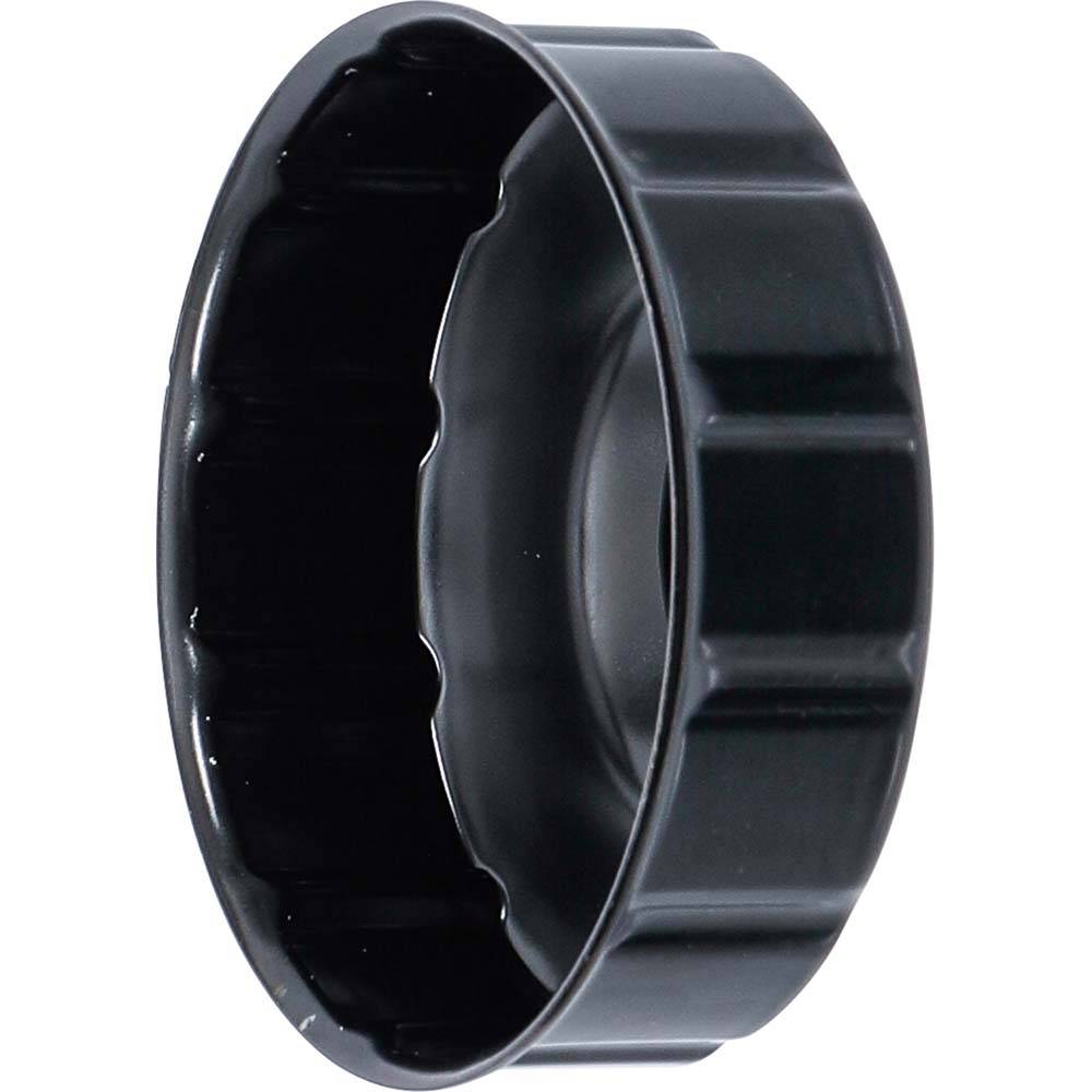Ölfilterkappe - Größe 76 mm x 12-Kant - 10 mm (3/8") 4-kant Antrieb - passend für Fiat, Mercedes-Benz, Renault