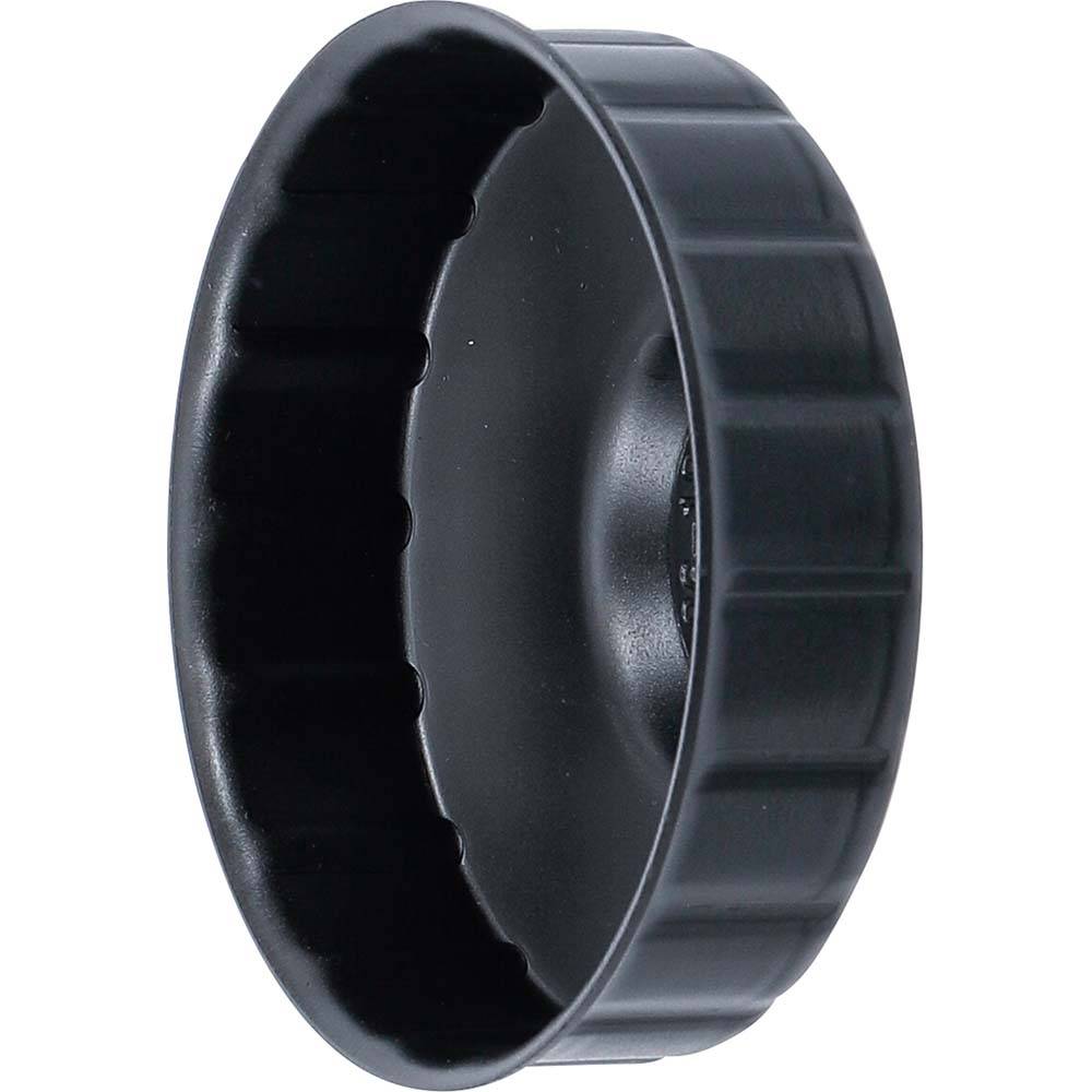 Ölfilterkappe - Größe 86 mm x 18-Kant - 10 mm (3/8") 4-kant Antrieb - passend für VW Golf, Audi A6 TDI, Peugeot, Citroen