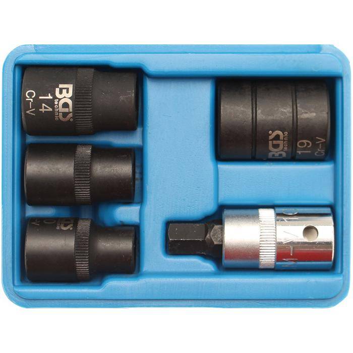 Bremssattel-Spezialeinsätze 5-Kant (Pentagon) - zur Demontage von Bremssätteln - 5-tlg.