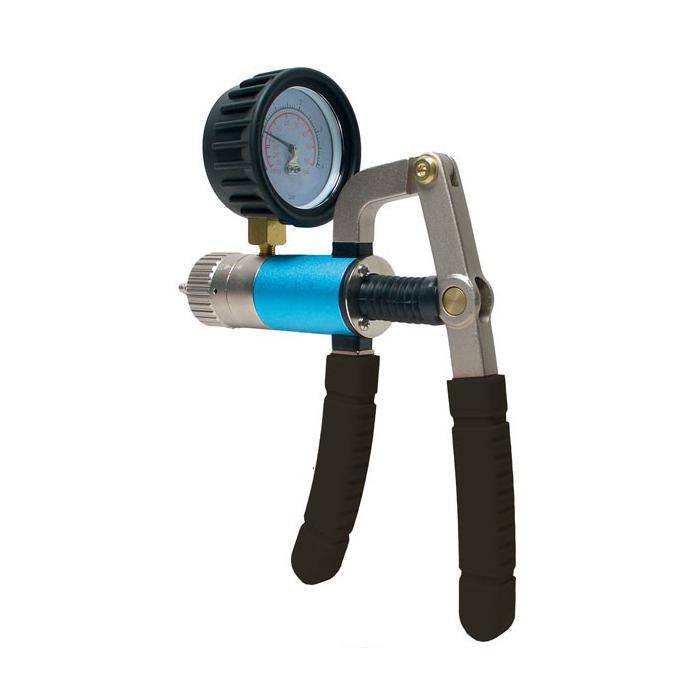Vakuum-Pistole - Manometer bis 4 bar - Vakuum und Druck umschaltbar