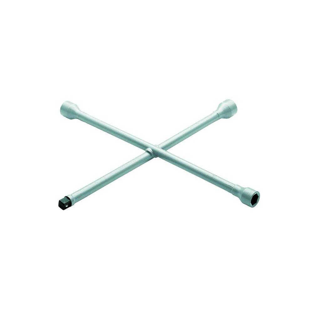 Kreuzschlüssel für PKW - Schlüsselweiten 17 x 19 x 21 x 1/2" 4-kt - Maße 420 x 420 mm