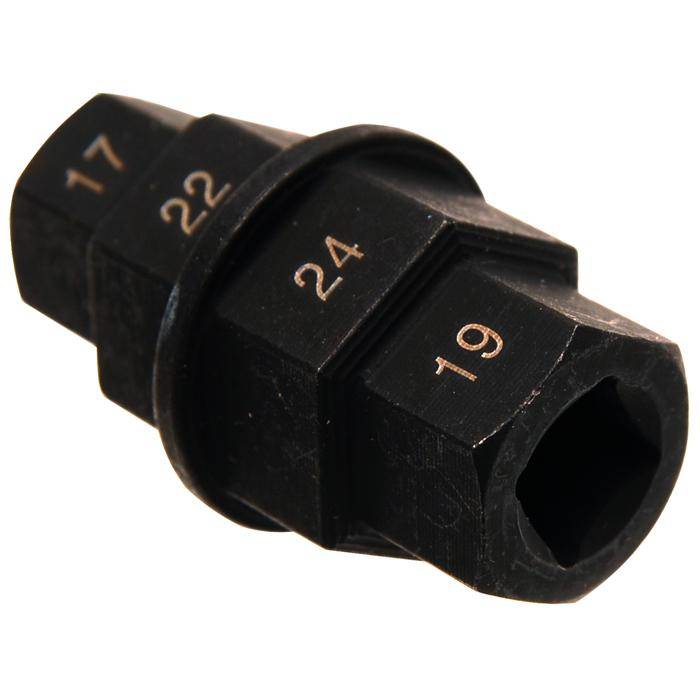 Motorrad-Spezialeinsatz - Innensechskant von 17 bis 24 mm - 10 mm (3/8 ")