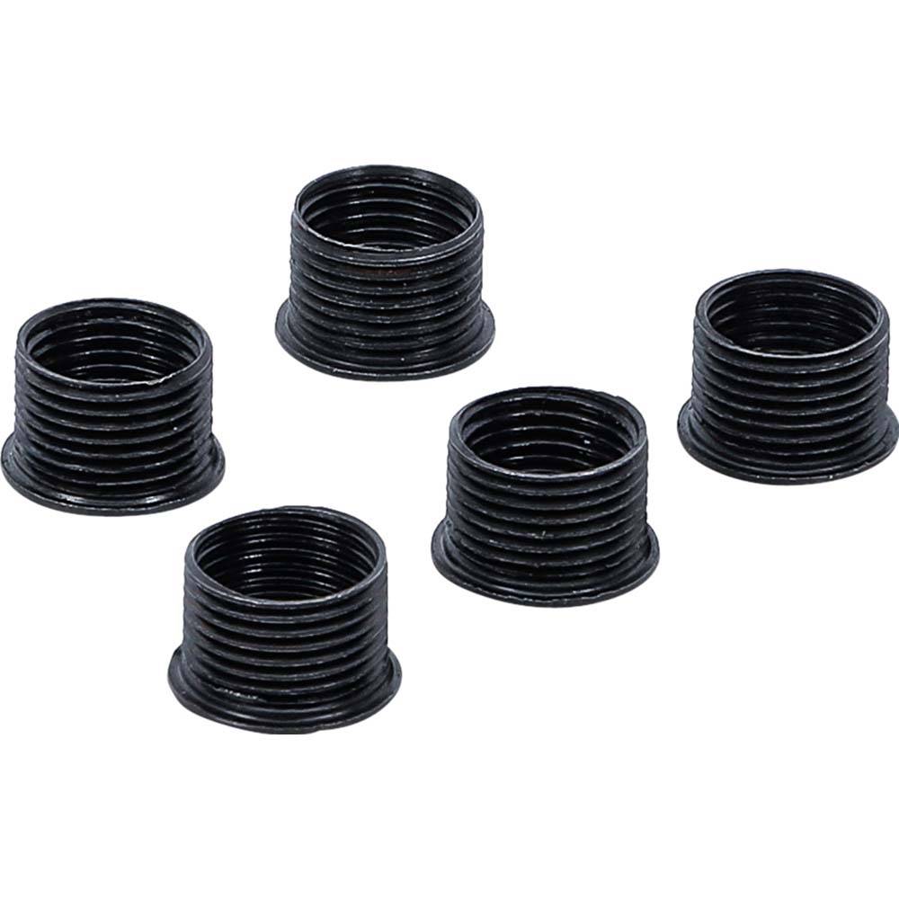 Ersatz Gewindehülsen - Gewinde M14 x 1,25 - Länge 11 mm - Werkstoff schwarz brüniert - 5-tlg.