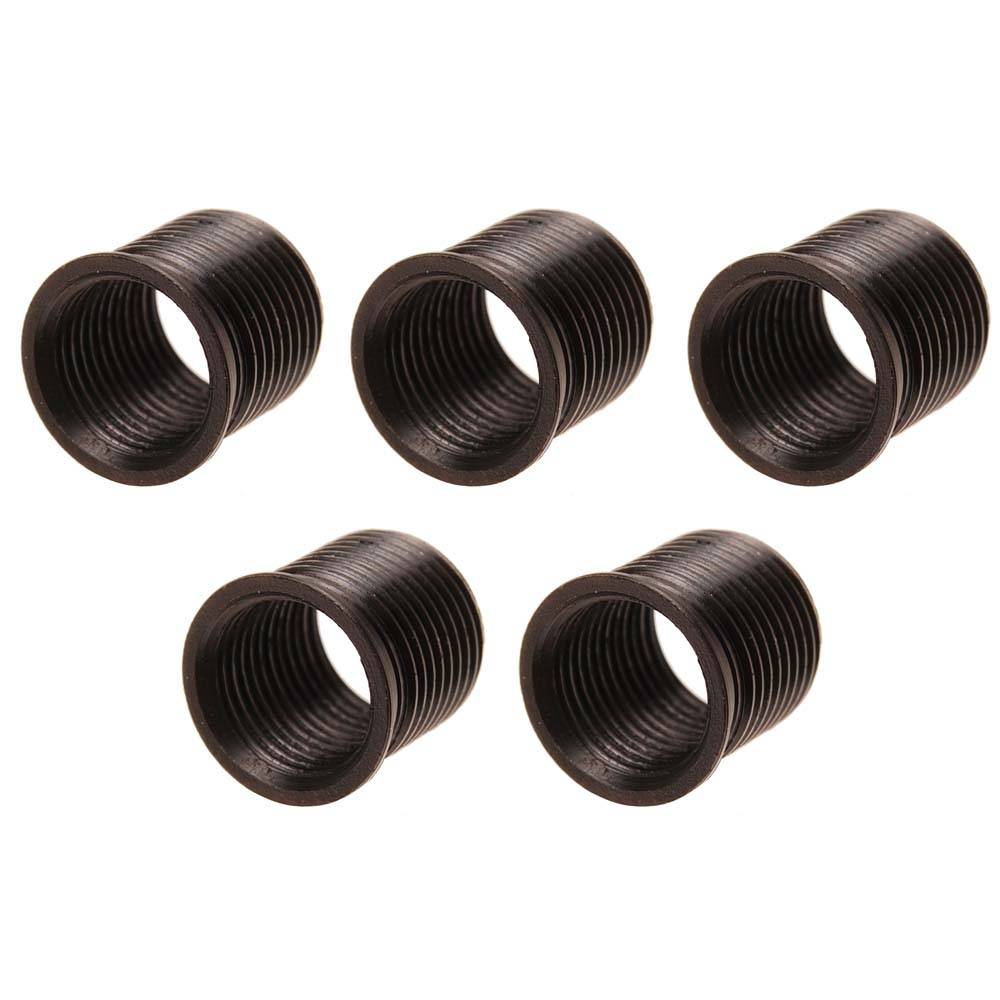 Ersatz Gewindehülsen - Gewinde M14 x 1,25 - Länge 19 mm - Werkstoff verzinkt - 5-tlg.