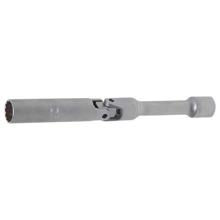 Zündkerzen-Gelenkeinsatz - Antrieb 3/8" - 14 mm - Länge 180 mm - CV-Stahl