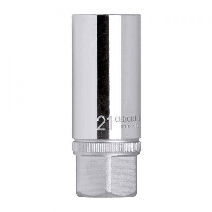 GEDORE red Zündkerzeneinsatz - 1/2 Zoll - mit 4-kant-Antrieb - SW 21 mm