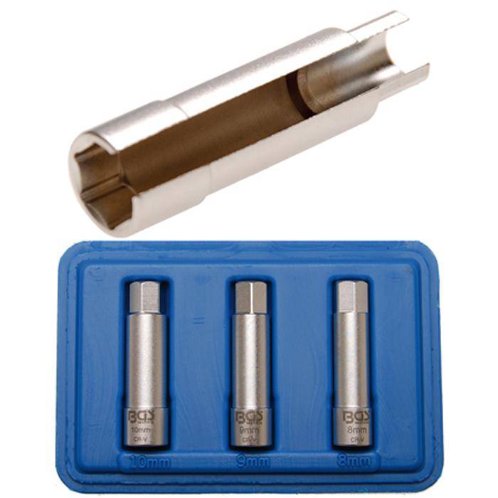 Glühkerzen-Einsatz-Set - für Fiat, Alfa & Lancia - 8 bis 10 mm - 6-kant Antrieb