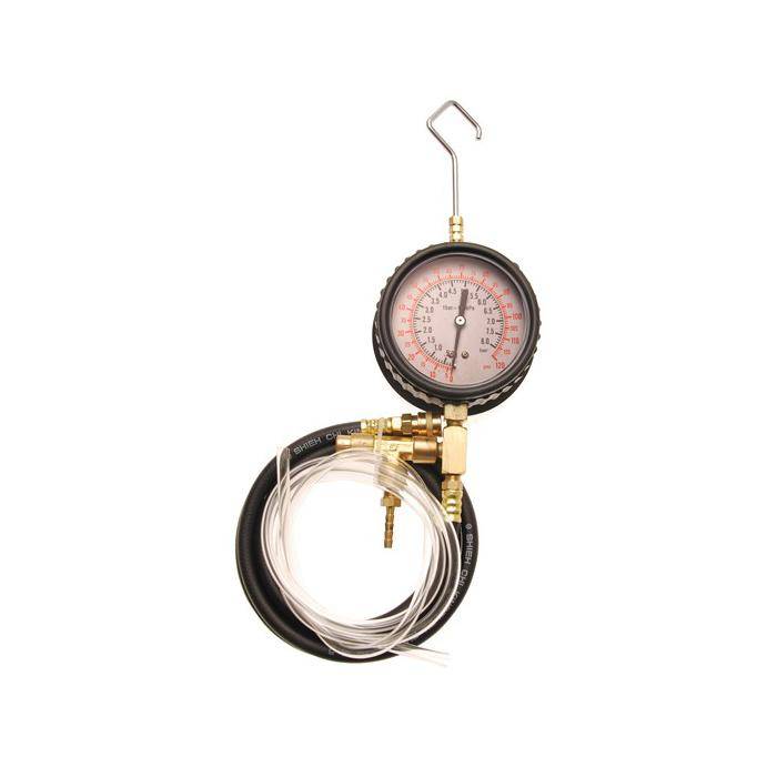 Messuhr - mit Anschlüssen - für Benzindruck-Prüfer von BGS