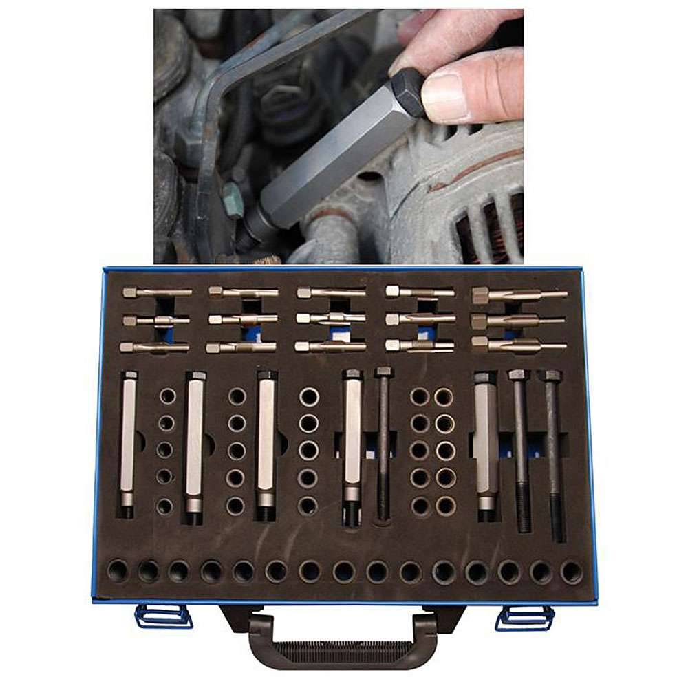 Reparatursatz für Glühkerzengewinde - M8 bis M12 - 60-tlg.