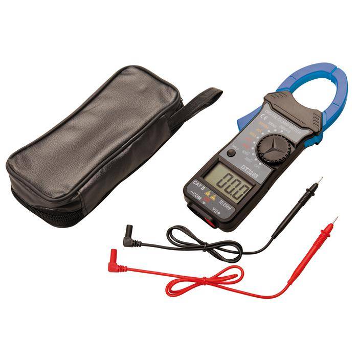 Digital-Multimeter - mit Zange - AC/DC - 200V bis 600V - 2000mA -600A -LCD