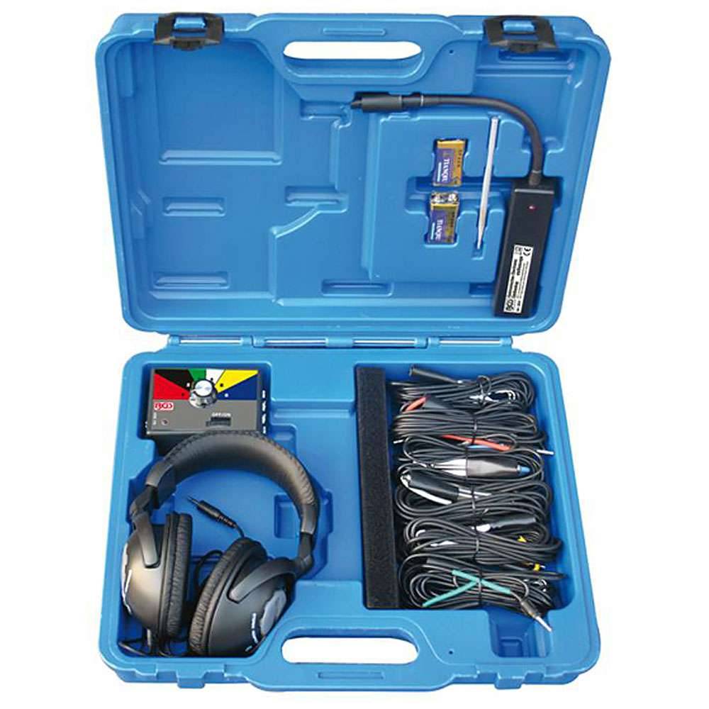 Elektronisches Stethoskop - inkl. 6-Wege-Verstärker - Ortung von Geräuschquellen