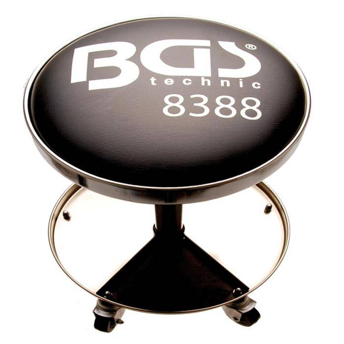 Werkstatt-Arbeitssitz - max. Belastbarkeit 90 kg - mit 5 Rollen