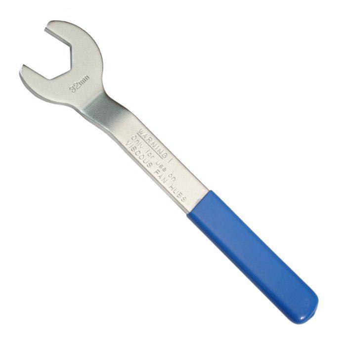 Lüfter-Nabenschlüssel abgewinkelt - Schlüsselweite 32 mm - 270 mm lang